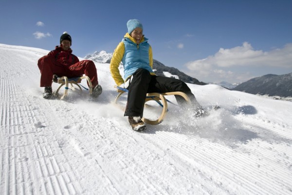 Rodelen in Saalbach